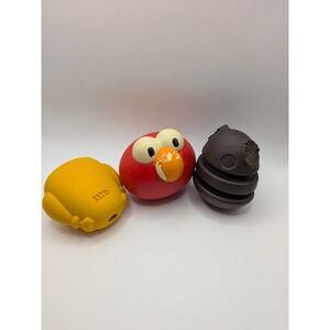 BarkBox Durable Dog Toy Treat Dispenser  Bundle Rubber Super Chewer 3 pc Lot